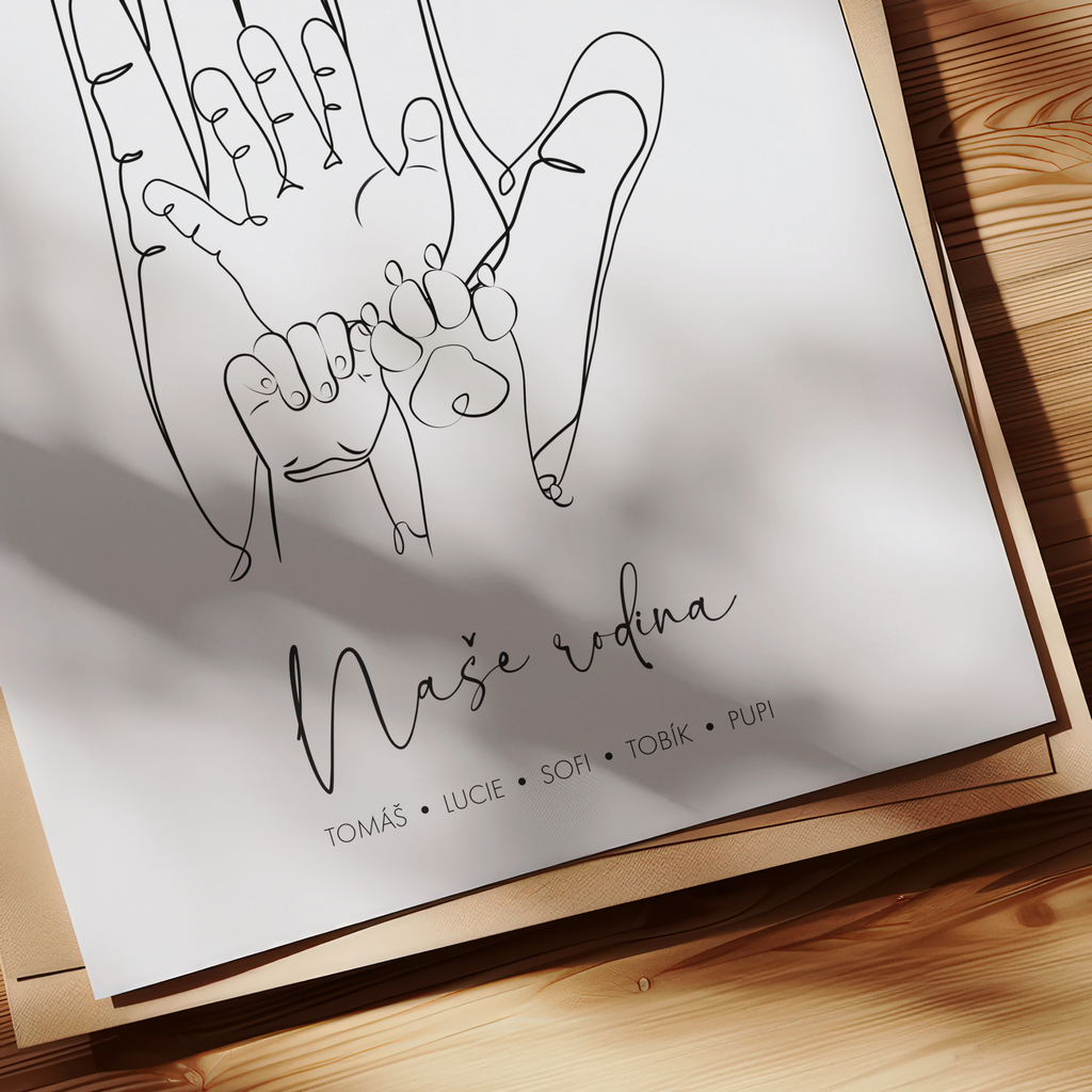 deital nase rodina plakat darek